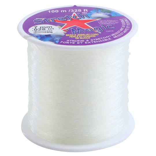 Stretch Magic® 0.7mm Clear Bead & Jewelry Cord, 100m